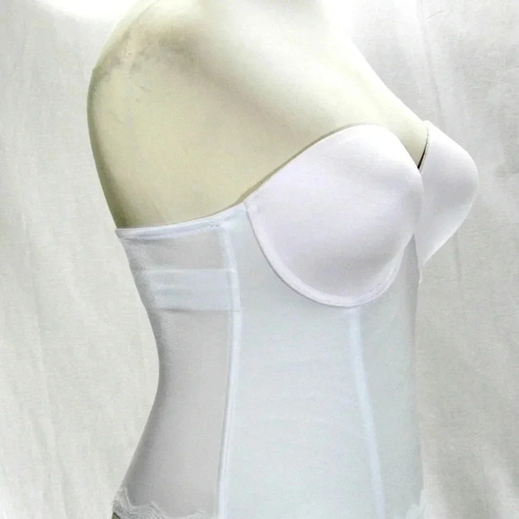 38C Jezebel Lace Attraction Bustier Long Line UW Bridal Bra NWT - Picture 6 of 12